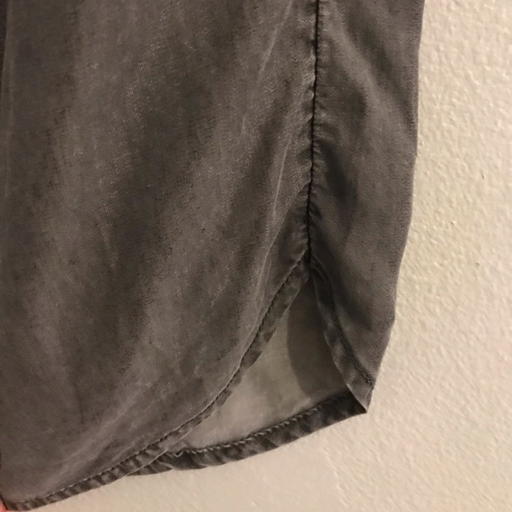 Prana gray wash shelly denim skirt - Picture 6 of 7